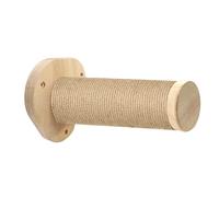 Cat Stairs Wall, Climbing Step (Pack of 2), with New Tenon Groove Connection, Solid Rubberwood, Diameter 9 x L 32 cm, Sisal Posts, Wall Mounting, Jute Scratching Posts, DIY Climbing Wall Cats