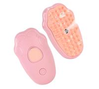 Cat Steam Brush, 3 in 1 Steamy Pet Brushes with Silicone Bristles, Steamy Brush for Shedding, Massage, Grooming, Cleaning, Pet Hair Brushes, Spritz Defur Comb For Cats & Dogs (BEAR-PINK)