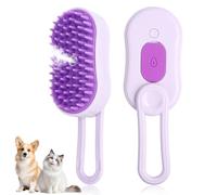 Cat Steam Brush, 3 In1 Spritz Defur Comb for Cats, Steam Brush Pet Grooming with Spray Hair Removal Comb for Dog Soothing Body
