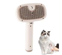 Cat Steam Brush - 3 In1 Steamy Cat Brush | Rechargeable Cat Brush With Spray | Cat Grooming Brush For Short Long Hair | Cat Knot Hair Water Spray Brush Massage Body Relieve Fatigue Anti Flying Hair