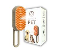 Cat Steam Brush for Shedding, 3 in 1 Cats Steamy Brush, Spritz Defur Comb for Cats, Grooming Brush for Cat and Dog, Hair Remover Dog Cat, Pet Steam Brush By ALQMIA