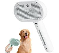 Cat Steam Brush,Magic Wand for Pet Hair, Dog Steam Brushs for Shedding,3 in 1 Massage Brushes with Handle Keep Your Pet's Coat Smooth,Pet Grooming Brush with Spary for Dog Kitten Rabbit (B)
