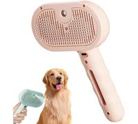 Cat Steam Brush,Magic Wand for Pet Hair, Dog Steam Brushs for Shedding,3 in 1 Massage Brushes with Handle Keep Your Pet's Coat Smooth,Pet Grooming Brush with Spary for Dog Kitten Rabbit (C)