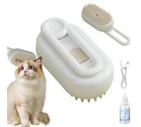Cat Steam Brush - Pet Steam Brush Cat Dog Cleaning Brush Massage - Multifunctional Massaging Steam Cat Brush Pet Shedding Grooming Tool for Small Animals