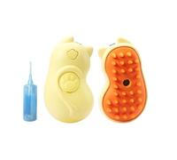 cat steam brush, pet steamer brush cute grooming comb with steamer portable rechargeable pet grooming comb for mass