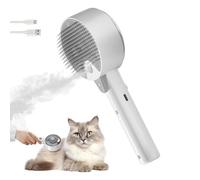 Cat Steam Brush, Spritz Defur Comb for Cats, Steam Cat Brushes for Long Short Haired Cats, 2025 Upgraded Self Cleaning for Massage Pet Grooming Brush with Spary for Dog Kitten Rabbit