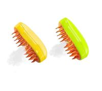 Cat Steam Brush, Steamy Cat Brush-3 In1 Cat Steamy Brush Spritz Defur Comb for Cats, Steam Pet Brush for Cats Dog Steamy Brush Pro Cat Steamer Brush for Removing Tangled and Loosse Hair Rechargeable