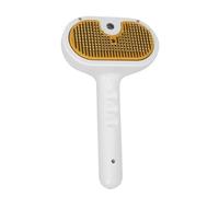 Cat Steam Brush, USB Rechargeable, 20x11.5x8cm, Hair Pets D-eshedding and Hair Removal Tool, Cats Self Cleaning Massaging Pet Spray Spritz Defur Comb, Easy To Use, for Cat, Dog