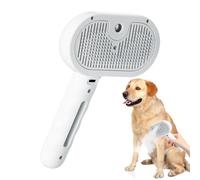 Cat Steam Brush - USB Rechargeable Grooming Comb, Pet Spray Steam Tool | Indoor Hair Rest with 35ml Tank, Prep Depilatory Dogs Dispatch, How To
