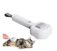 Cat Steamer Brush: Multi-function Pet Hair Remover, Steam Spray Function, Painless Knots Removal, Durable ABS Body Design | Perfect for Kittens,