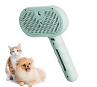 Cat Steamer Brush, Multifunctional Steaming Comb, 11.5x7x20cm/4.53x2.76x7.87 Inches 35ml Tank, Dog Cleaning Massage Tool, Long Ergonomic Handle, for Indoor Pet Grooming ABS