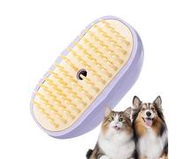 Cat Steamer Brush,Rechargeable Pet Shedding Comb | Rechargeable Steamy Cleaning Brush for Cats | for Indoor Outdoor Home Small Medium Large Kitten Puppy