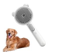Cat Steamy Brush,Built-in Spray Steamer Grooming Comb Massage | Comfortable Pet Comb, Hair Removal Tool for Removing Tangles and Loose Furry