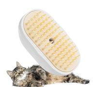 Cat Steamy Brush - Cleaning Pet Brush, Gentle Grooming Tool | Effortless Multifunctional Steamy Cat Brush, Heated Detangling Pet Grooming Comb Brush Soft Bristles For Shedding And Massaging