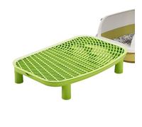 Cat Steps for Litter Box,Cat Litter Catcher Box Double Layer Stool - Litterbox Collection Stairs Storage Trapper for Living Room Balcony Apartment Study Home Bedroom