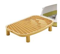 Cat Steps for Litter Box - Elevated Cat Double Layer Litter Catcher | Litterbox Storage Trapper Kitten Pedal Stairs for Apartment Bedroom Balcony Living Room Dorm Study