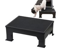 Cat Steps for Litter Box | Elevated Litter Stairs Stool,Anti-Slip Adjustable Ramp with Filter Grid for Multi-Cat Households Kittens Seniors Training Indoor Outdoor