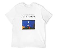 Cat Stevens Mens Graphic T-Shirt Men T-Shirt White L