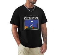 Cat Stevens Vintage T Shirt Tour Mens Unisex Music Pop Rock Tee Black XXL