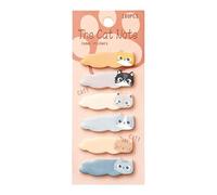 Cat Sticky Notes, Cartoon Paper Markers, 180 Sheets, Adhesive Fun Notes, Cute Cat Stationery, Portable and Lightweight, for Students Teachers Kids School Work