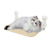 Cat Stops for Window - Cat shelf window, cat seat attached to the window, cat hammock for large cats indoor, cat hammock window with strong suction cup, easily holds up to 27.5 pounds