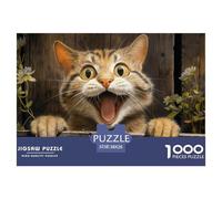 Cat-story-character Jigsaw Puzzles for Adults Interesting Puzzle Game 1000 Jigsaws Educational Games Home Decoration Gifts 38x26cm/1000pcs
