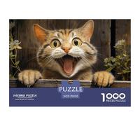 Cat-story-character Jigsaw Puzzles for Adults Kids Interesting Puzzles 1000 Pieces Impossible Puzzle for Adults Gifts 70x50cm/1000pcs