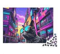 Cat Street Building 1000pcs Mini Puzzle For Adults Challenging