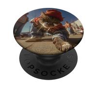 Cat Street Photography Trap Music Cat PopSockets Adhesive PopGrip