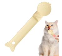 Cat Strip Feeding Device,Leakproof Sliding Tool - Squeeze Feeder For Cats To Lick Off - For Small Medium Cats Travel Trips Shelter Living Room Camping Use Indoor