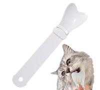 Cat Strip Happy Spoon | Cat Snack Scoop Strip Squeeze Spoon Pet Feeder Cat Spoon | Wide-Mouth Portable Cat Food Spoon Cat Food Dispenser for Pet Cat Dog Feeding Wet Cat Treats