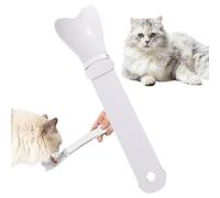 Cat Strip Happy Spoon - Heart Shape Cat Snack Scoop Cat Spoon Pet Feeder | Wide-Mouth Cat Food Dispenser Cat Treats Spoon Cat Food Spoon for Pet Cat Dog Feeding Wet Cat Treats