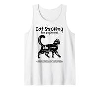 Cat Stroking for Beginners Funny Cat Lover Tank Top