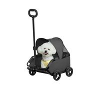 Cat Stroller - Oxford Cloth Metal 90x35x51cm | Folding Small Dog Stroller | Ventilated Carrier Up to 7Kg Kitten Animals Fors Outdoor Adventure Walking Backyard Park Shopping Malls