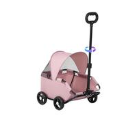 Cat Stroller - Pet Trolley for Dogs & Cats | Lightweight Ventilated Carrier for Kittens Up to 7kg | Cute Outdoor Adventure Pet Cart for Walking & Travel