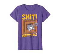 Cat stuck in cat flap- Shit Happens T-Shirt
