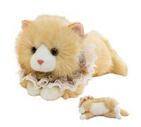 Cat Stuffed Animal, 12inch Plush Toy, Realistic Cute Soft Figure with Compact Build, Kids Accessory with Sturdy Utility, Home Decor, Reliable Gift Aid for Office Dorm Car Sofa Living Room Bedroom