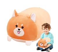 Cat Stuffed Animal Doll - Soft Kitty Plush Toy for Kids Bedroom Decor Cuddle Comfort | Polyester Fabric with Embroidered Facial Details, Hugging Pillow for Sleep Relaxation 11.81x3.94 in