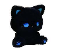 Cat Stuffed Animal - Soft Kitty Plush Toy, Interactive Skin Friendly Pillow, Cute Emo Expression Companion | Kids Boys Girls Friends Family Teens Youth Comfort Sleep Playroom Gift Cuddle Buddy