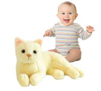 Cat Stuffed Animals | Realistic Cat Stuffed Animal | Animals for Girls, Realistic Animal for Home Office Festival Decor, Kids Gift