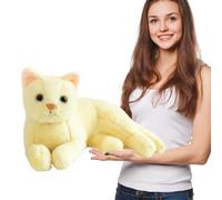 Cat Stuffed Animals | Realistic Cat Stuffed Animal, Animals for Girls, Realistic Animal for Home Office Festival Decor, Kids Gift