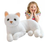 Cat Stuffed Animals Realistic - Realistic Cat Stuffed Animal,Innovative Animals Decor for Home Office, Birthday Christmas Children's Day Gift for Boy Girl
