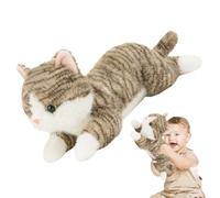 Cat Stuffed Animals - Stuffed Kitten Animal, Soft and Cute Cat | Plush Cat Toy, Soft Kitten Toy, Realistic Plush Doll, Cuddly Pillow, Plush Figure Faith