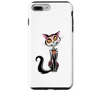 Cat Sugar Skull Dia de Los Muertos, Day of The Dead Case for iPhone 7 Plus/8 Plus