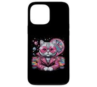 Cat Suit Disco Ball Vintage Kitten Kitty 70s Men Women Kids Case for iPhone 13 Pro Max