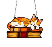 Cat Suncatchers For Window,Cat Sun Catcher Home Wall Decor Beautiful Decorative Ornaments,Cat Home Decor Cute Window Sun Catcher Cat Ornament Wall Window Door
