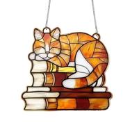 Cat Suncatchers For Window,Cat Sun Catcher Home Wall Decor Beautiful Decorative Ornaments,Cat Home Decor Cute Window Sun Catcher Cat Ornament Wall Window Door