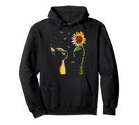 Cat Sunflower Borderline Personality Disorder Pullover Hoodie