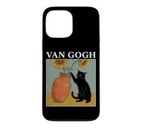 Cat & Sunflowers Van Gogh Tshirt Kitten Meow Art Meme Funny Case for iPhone 13 Pro Max