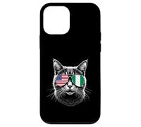 Cat Sunglasses Design Nigeria USA Flag Case for iPhone 12 mini